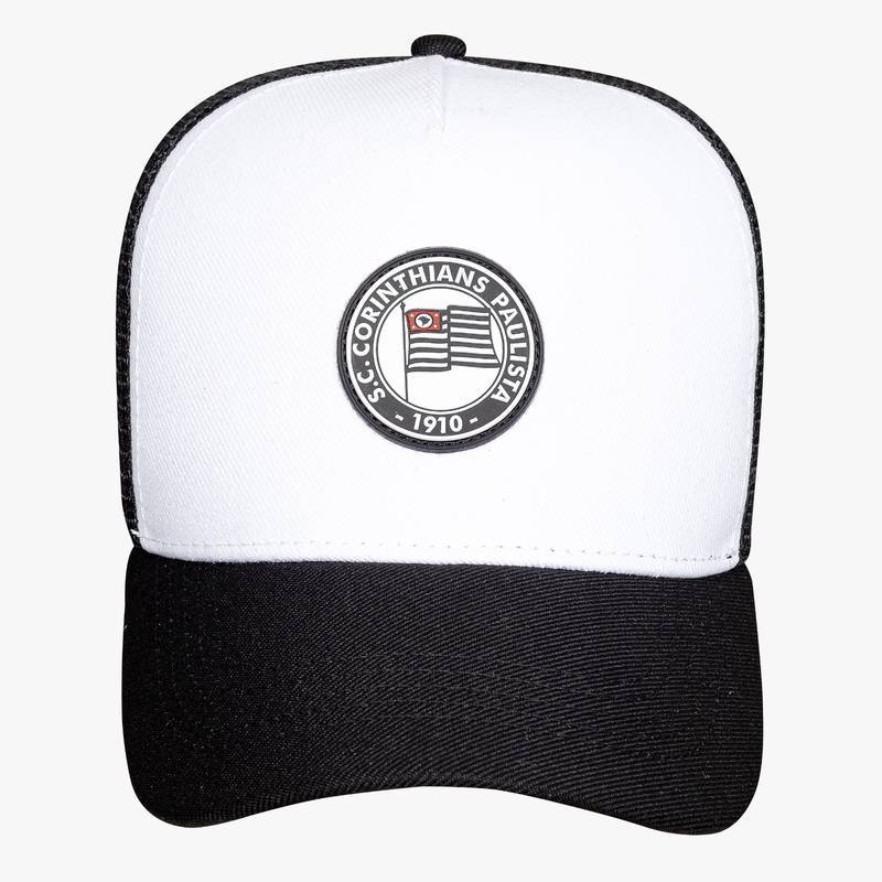 Boné Trucker Branco 1919 - Corinthians