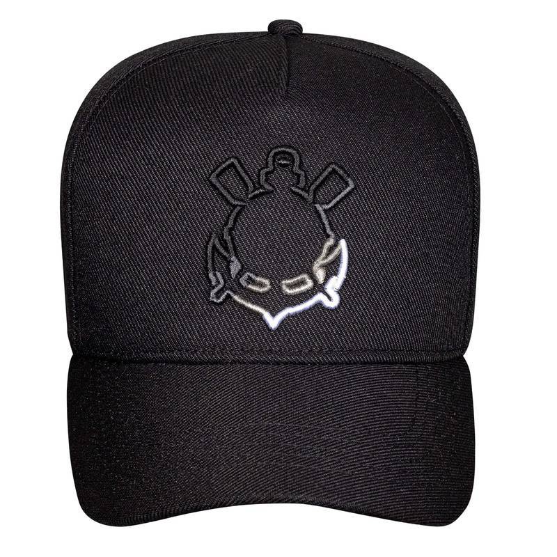 Boné Snapback Corinthians Preto Degradê