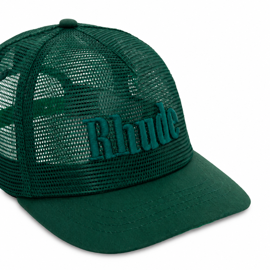 RHUDE - Rhude Logo Mesh Hat - Green/Green