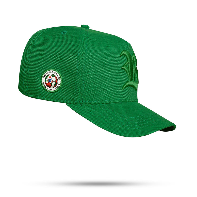 Boné Snapback Verde Bandeira Side BR Cup 2026 - imagem 3