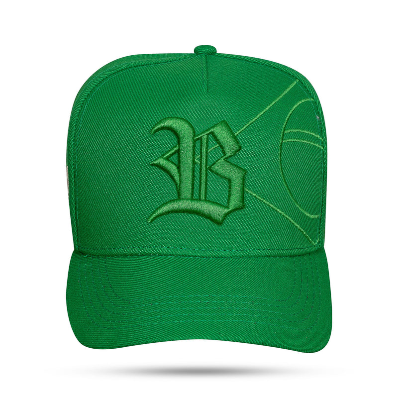 Boné Snapback Verde Bandeira Side BR Cup 2026 - imagem 1