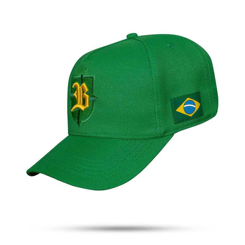 Boné Snapback Verde Brasil Brasão - imagem 2