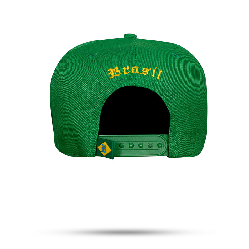 Boné Snapback Verde Brasil Brasão - imagem 3