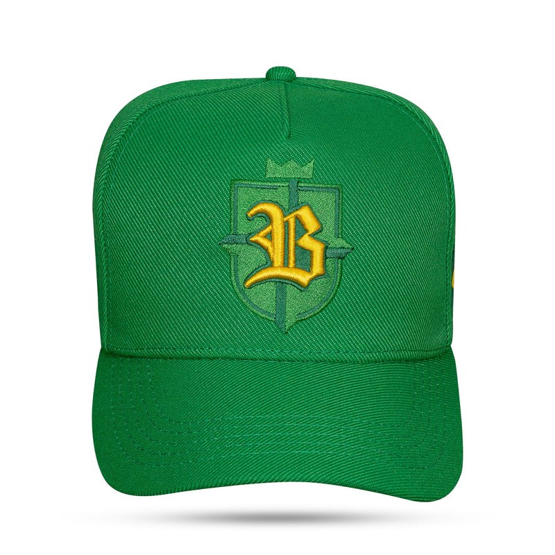 Boné Snapback Verde Brasil Brasão - imagem 1