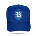 Boné Snapback Azul Brasil Brasão Branco - imagem 1