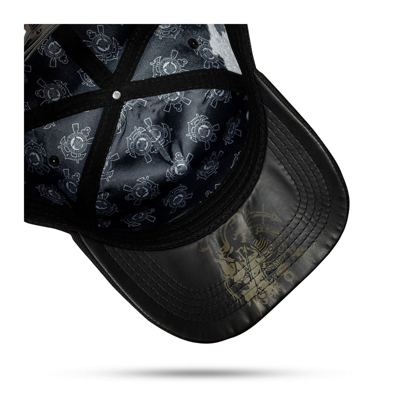 Boné Snapback Preto Santo Guerreiro - Corinthians - imagem 5