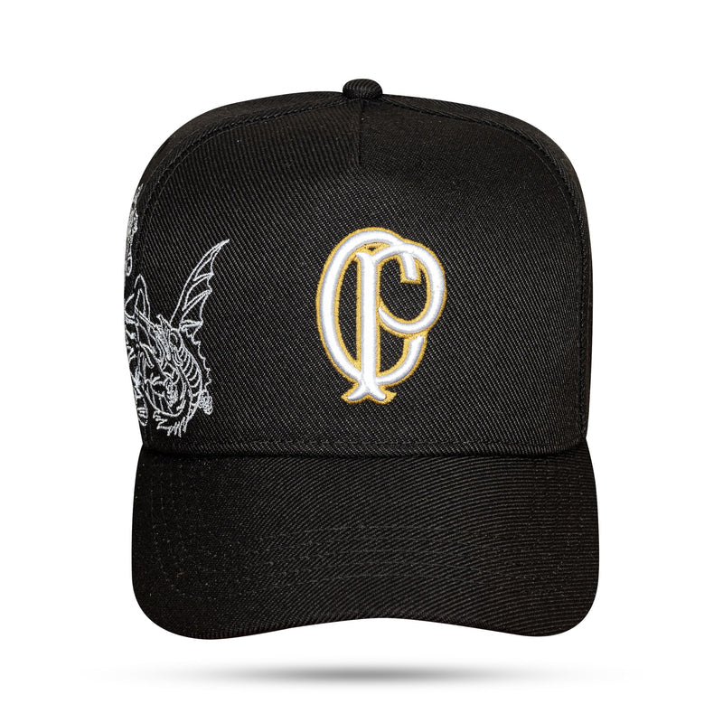Boné Snapback Preto Santo Guerreiro - Corinthians - imagem 1