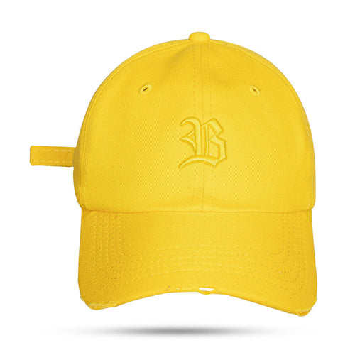 Boné Dad Hat Destroyed Amarelo - imagem 1