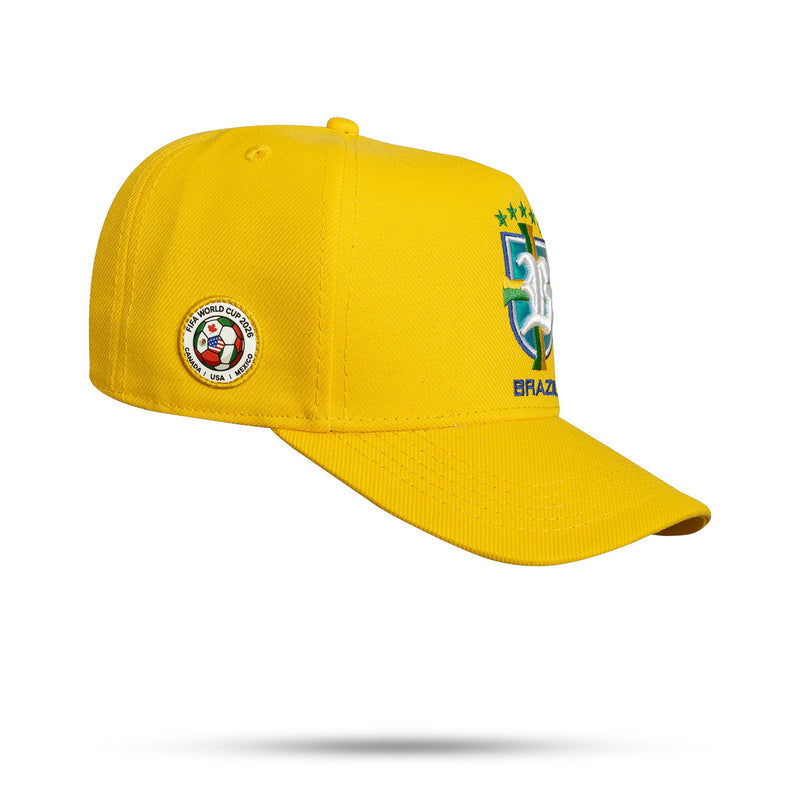 Boné Snapback Amarelo Brazil Cup 2026 - imagem 3