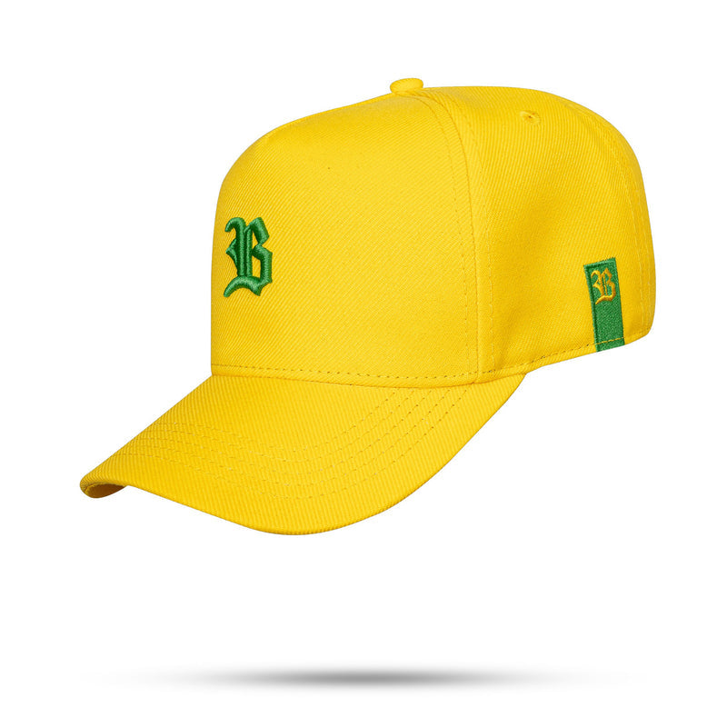 Boné Snapback Amarelo Basic Verde - imagem 2