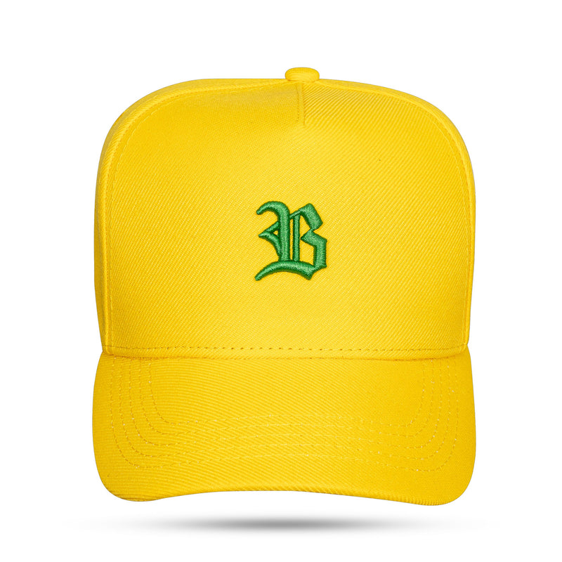 Boné Snapback Amarelo Basic Verde - imagem 1
