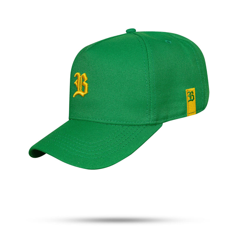 Boné Snapback Verde Basic Amarelo - imagem 2