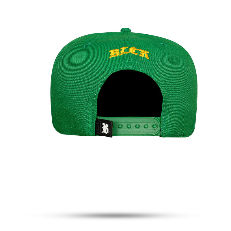 Boné Snapback Verde Basic Amarelo - imagem 3