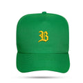 Boné Snapback Verde Basic Amarelo - imagem 1