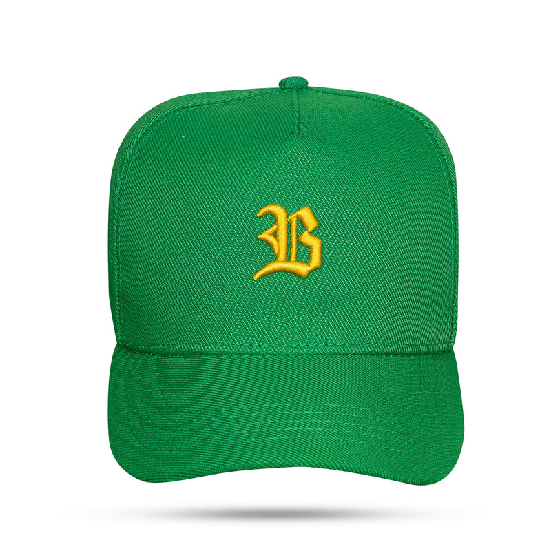 Boné Snapback Verde Basic Amarelo - imagem 1