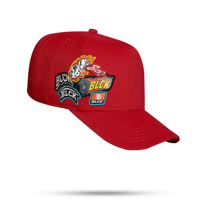 Boné Snapback Vermelho Patch - imagem 3