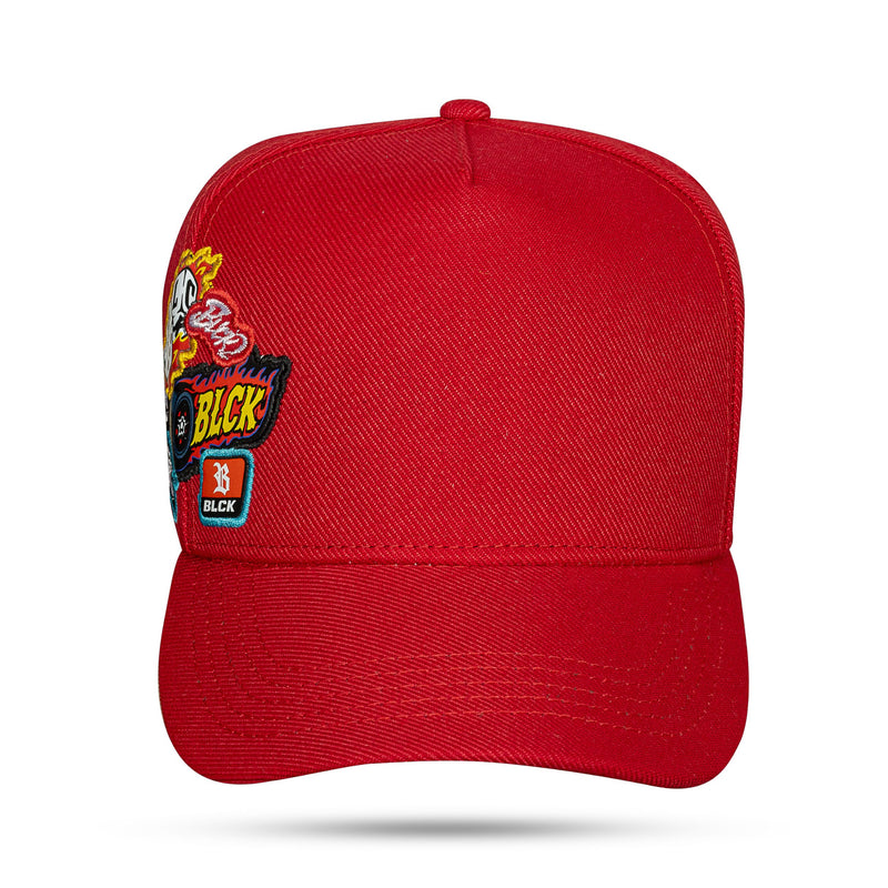 Boné Snapback Vermelho Patch - imagem 1