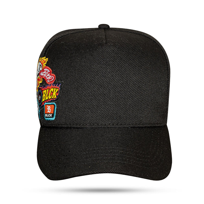 Boné Snapback Preto Patch - imagem 1