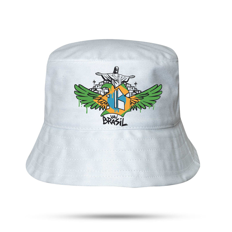 Bucket Hat Branca Vai Brasil - imagem 1