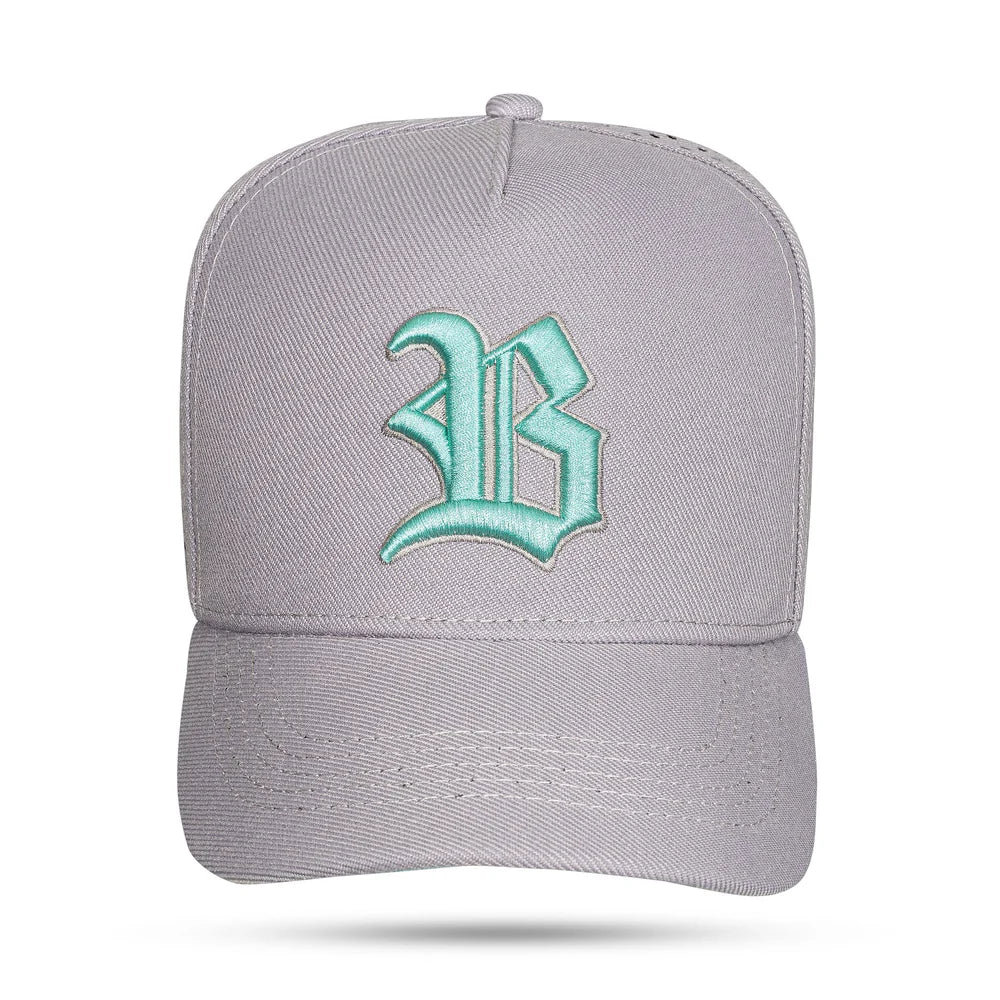 Boné Trucker Laser Cinza Green Water