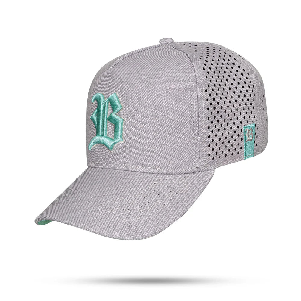 Boné Trucker Laser Cinza Green Water