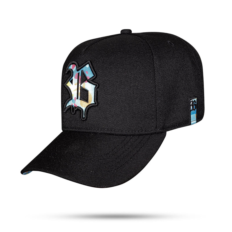 Boné Snapback Preto Splash Colors - imagem 2