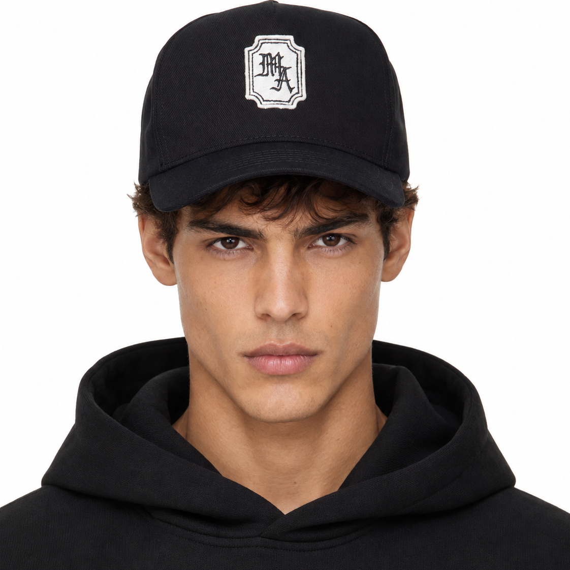 AMIRI  - Black MA Chateau Cap Cotton