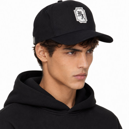 AMIRI  - Black MA Chateau Cap Cotton