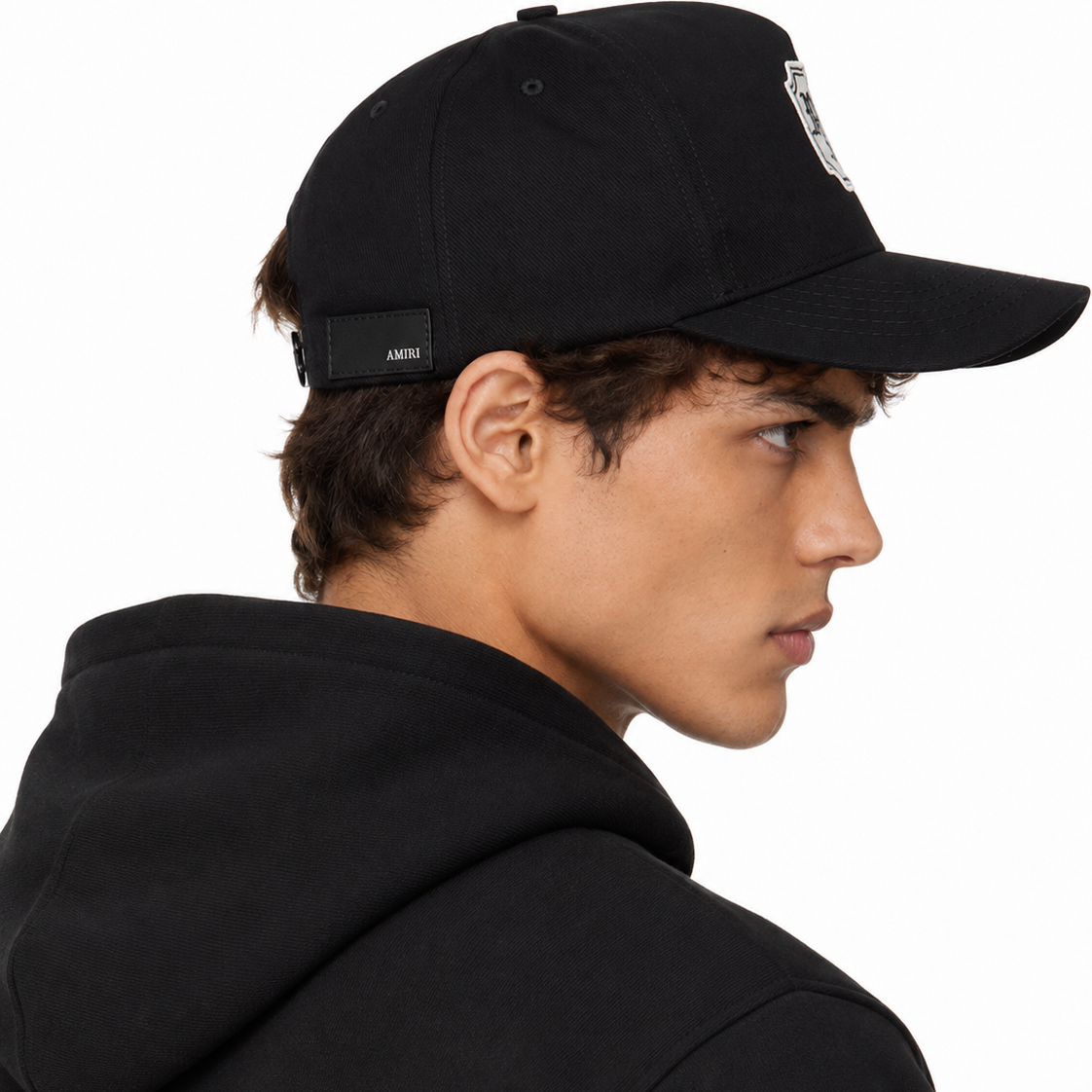 AMIRI  - Black MA Chateau Cap Cotton