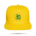 Boné Snapback Amarelo Brasil Brasão Aba Reta - imagem 3