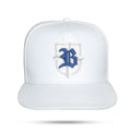 Boné Snapback Branco Brasil Brasão Aba Reta - imagem 3