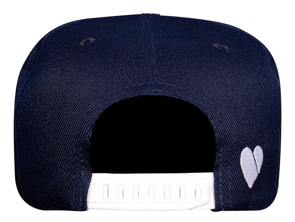Boné Snapback N25 Aba Reta Azul Marinho Kanji Força - I Love My Caps - imagem 1