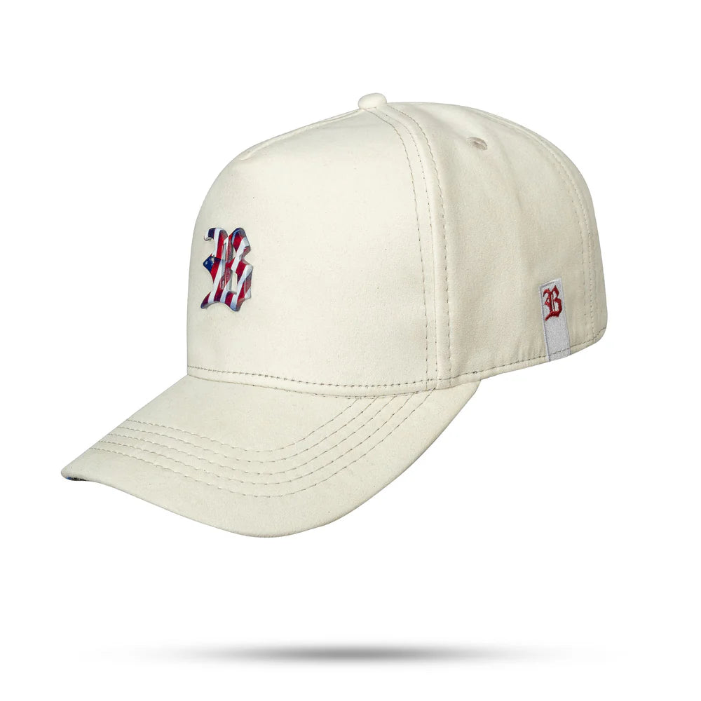 Boné Snapback Off White Suede USA - imagem 1