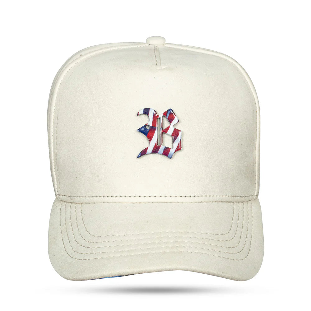 Boné Snapback Off White Suede USA - imagem 4