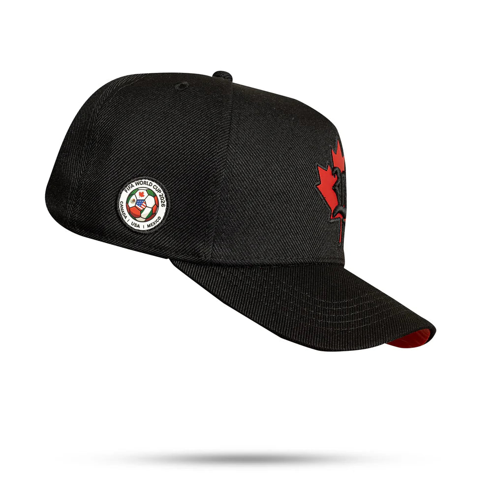 Boné Snapback Preto Canadá Cup 2026 - imagem 2