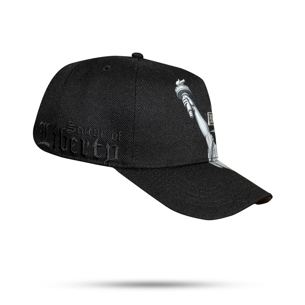 Boné Snapback Preto Liberty - imagem 2