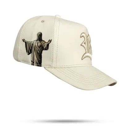 Boné Snapback Suede Off White Brazil Redentor - imagem 2