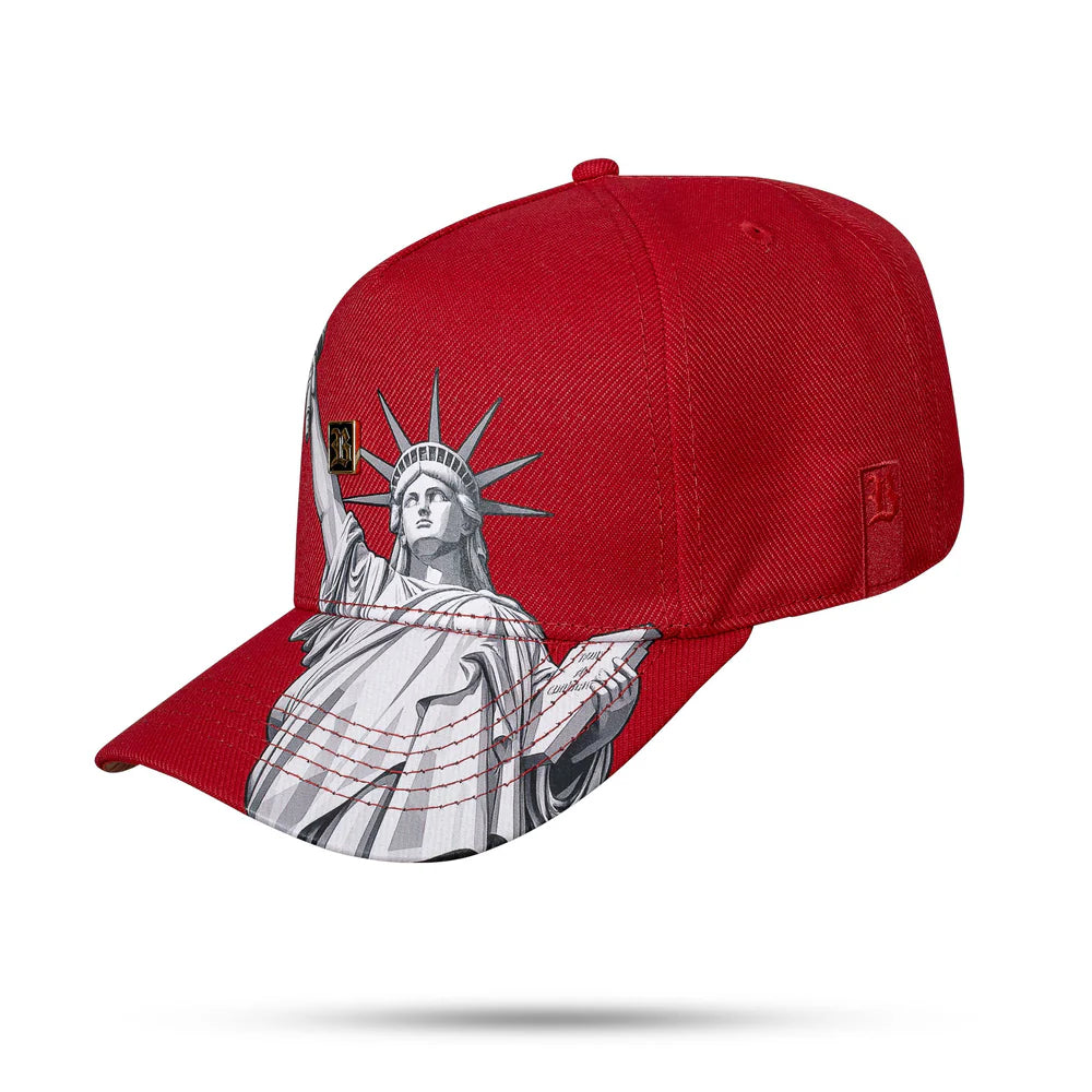 Boné Snapback Vermelho Liberty - imagem 1
