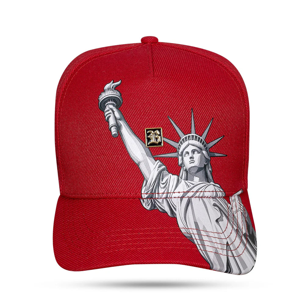 Boné Snapback Vermelho Liberty - imagem 4