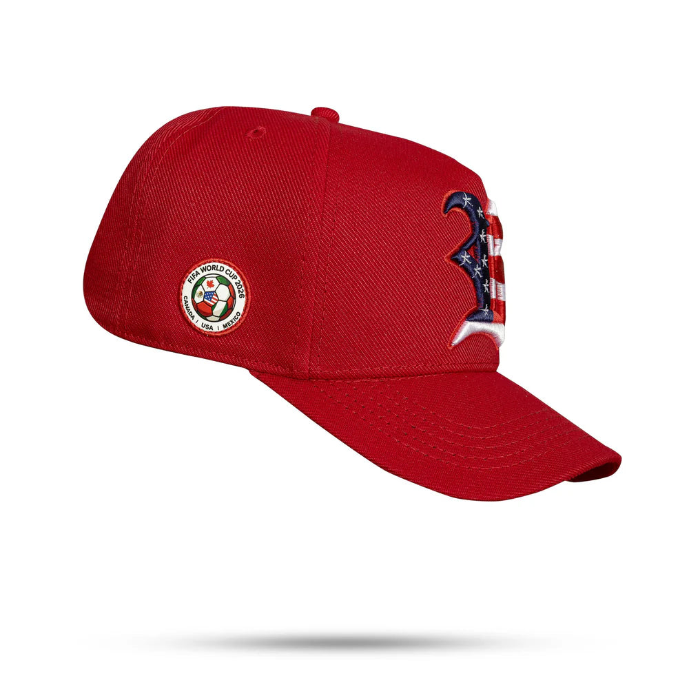 Boné Snapback Vermelho USA Cup 2026 - imagem 2