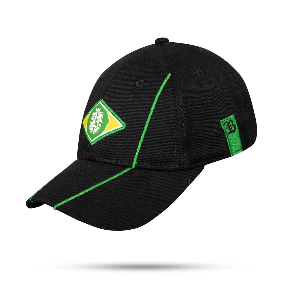 Boné Strapback Baseball Preto Brasil - imagem 1