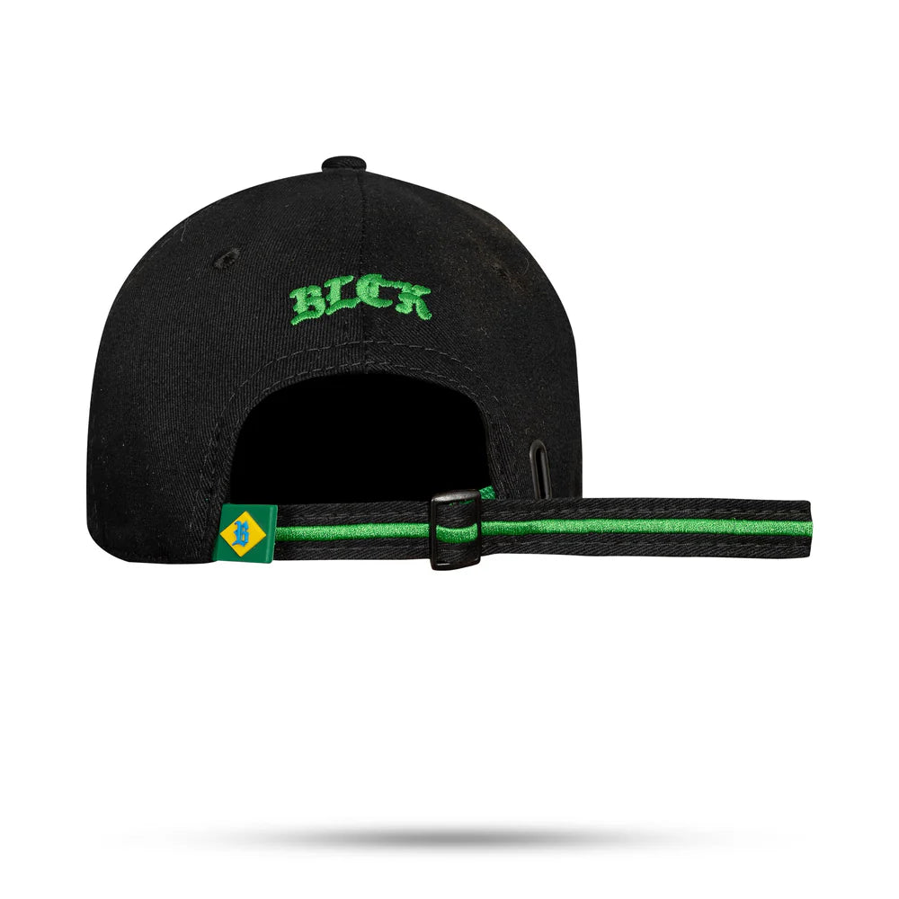 Boné Strapback Baseball Preto Brasil - imagem 2