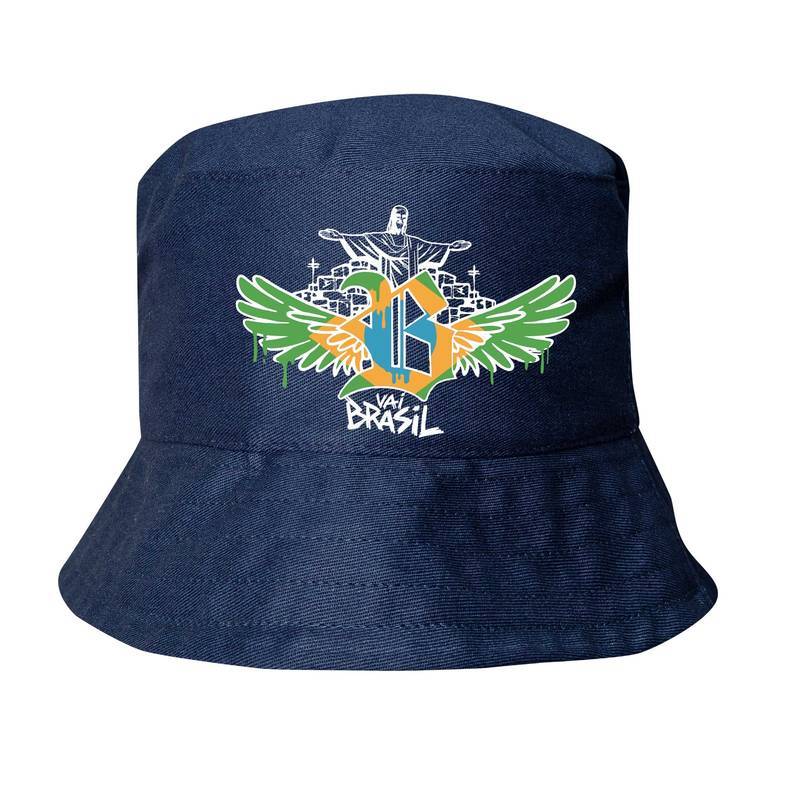 Bucket Hat Azul Marinho Vai Brasil - imagem 1